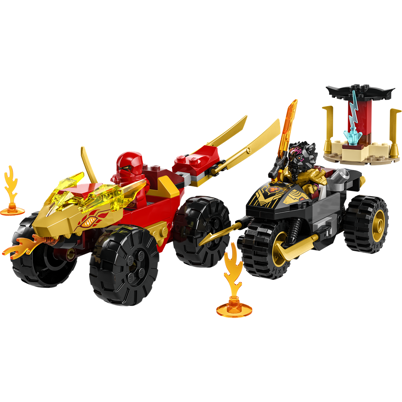 LEGO Ninjago 71789  Kai og Ras\' bil- og motorcykelkamp