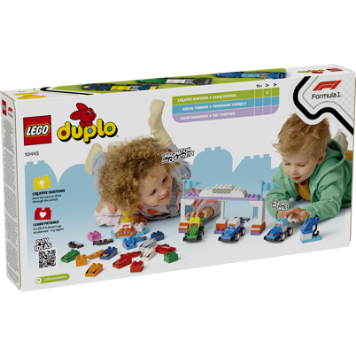 LEGO DUPLO 10445 F1-teams med racerbiler og kørere