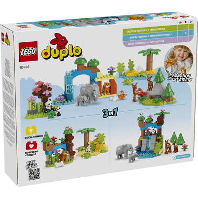 LEGO DUPLO 10446 3-i-1 vilde dyrefamilier