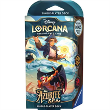 Disney Lorcana: Azurite Sea <BR> Starter Set <BR> Amber and Ruby <BR> Serie 6