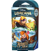 Disney Lorcana: Azurite Sea <BR> Starter Set <BR> Emerald & Sapphire <BR> Serie 6