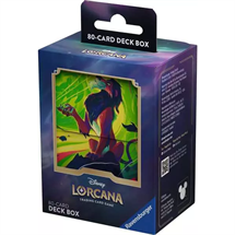 Disney Lorcana: Azurite Sea <BR> Deck Box - Scar <BR> Serie 6