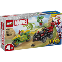 LEGO Super Heroes 11198 Spin og Electros jagt i dinosaurkøretøjer