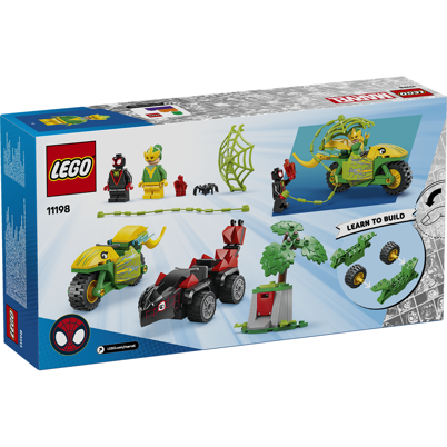 LEGO Super Heroes 11198 Spin og Electros jagt i dinosaurkøretøjer