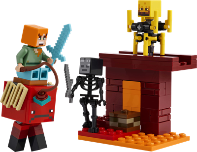 LEGO Minecraft 21266 Nether-lavakampen