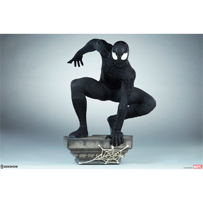 Sideshow - Legendary Scale<BR> Spider-Man<BR> (Black Suit Variant)