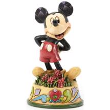 Disney Jim Shore - Mickey Mouse Birthday August Birthstone
