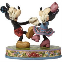 Disney Jim Shore 4049641<BR>Swinging Sweethearts Mickey And Minnie Dance