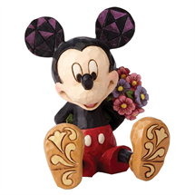 Disney Jim Shore 4054284 <BR> Mini Mickey With Flower