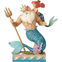 Disney Jim Shore 4059730<BR>Daddy`s Little Princess<BR>(Ariel & Triton)