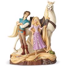 Disney Jim Shore - Rapunzel Live Your Dream Tangled Carved by Heart