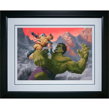 Sideshow - Art Print - Hulk and Wolverine First Appearance Variant