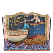 Disney Jim Shore 6001270 <BR> Storybook Aladdin <BR> "Romance Takes Flight"