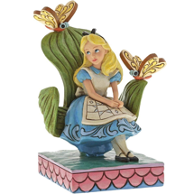 Disney Jim Shore 6001272 <BR> Curiouser And Curiouser <BR> (Alice In Wonderland Figur)