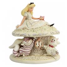 Disney Jim Shore - Alice in Wonderland White Woodland "Whimsy and Wonder"