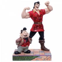 Disney Jim Shore - Gaston and Lefou "Muscle-Bound Menace"