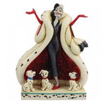 Disney Jim Shore - Cruella De Vil and Puppies "The Cute and the Cruel"