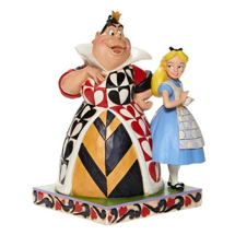 Disney Jim Shore 6008069 <BR> Chaos & Curiosity <BR> (Alice & Queen Of Hearts)