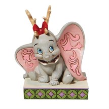 Disney Jim Shore 6008985 <BR> Dumbo As A Reindeer