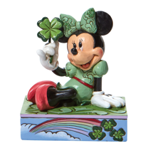 Disney Jim Shore 6010109 <BR> Sct Patrick`s Minnie Figurine