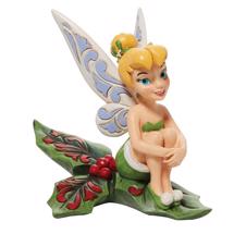 Disney Jim Shore 6010874 <BR> Tinkerbell Sitting In Holly 