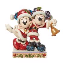 Disney Jim Shore - Mickey & Minnie Mouse as Santa "Jingle Bell"