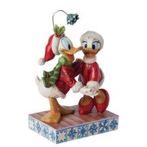 Disney Jim Shore 6015004 <BR> Holiday Donald & Daisy Duck