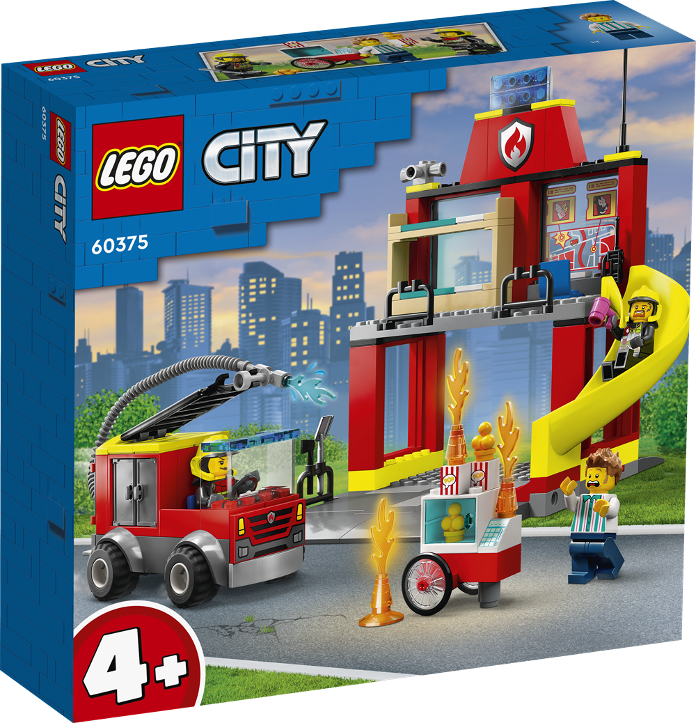 City 60375 Brandstation og brandbil