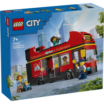 LEGO City 60407 Rød dobbeltdækker-turistbus