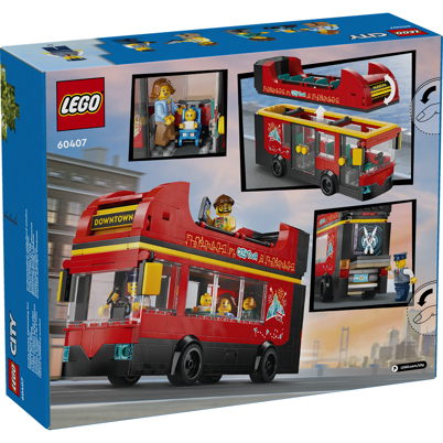 LEGO City 60407 Rød dobbeltdækker-turistbus