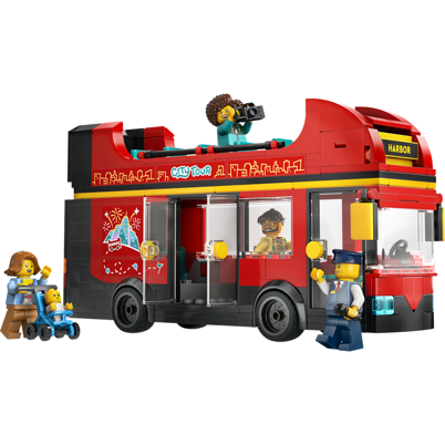 LEGO City 60407 Rød dobbeltdækker-turistbus