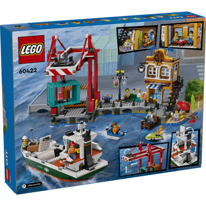 LEGO City 60422 Havnefront med fragtskib