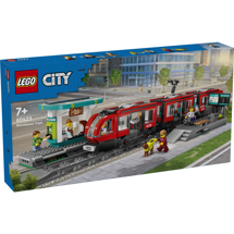LEGO City 60423 Letbane og station<BR><B><DIV STYLE="background-color:#FFFF00"><SPAN STYLE="color:#8B0000">SENDES 2. AUGUST</DIV></SPAN></B>