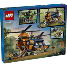 LEGO City 60437 Jungleeventyr – helikopter og ekspeditionsbase