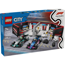 LEGO City 60444 F1-garage: Mercedes-AMG og Alpine-biler