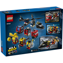 LEGO City 60462 Remix – helikopter, brandbil og ubåd