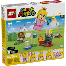 LEGO Super Mario 71441 Eventyr med interaktiv LEGO Peach<BR><B><DIV STYLE="background-color:#FFFF00"><SPAN STYLE="color:#8B0000">SENDES 2. AUGUST</DIV></SPAN></B>