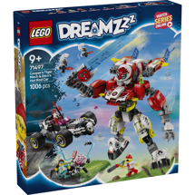 LEGO Dreamzzz 71497 Coopers tiger-mech og Zeros hotrod-bil