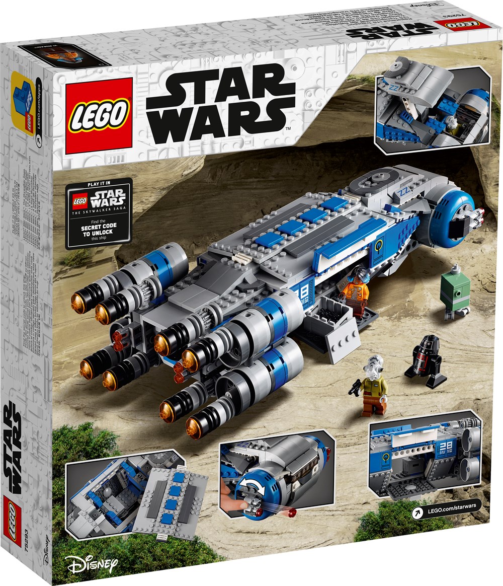 LEGO Star Wars 75293 Modstandsbevægelsens I-TS-transportskib