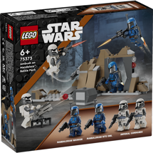 LEGO Star Wars 75373 Battle Pack med bagholdet på Mandalore