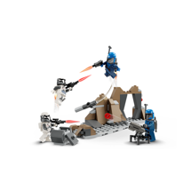 LEGO Star Wars 75373 Battle Pack med bagholdet på Mandalore