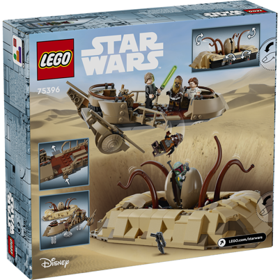 LEGO Star Wars 75396 Ørkenskib og sarlacc-hul