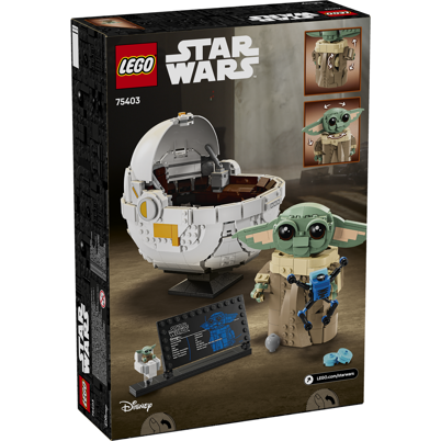 LEGO Star Wars 75403 Grogu med svævevogn