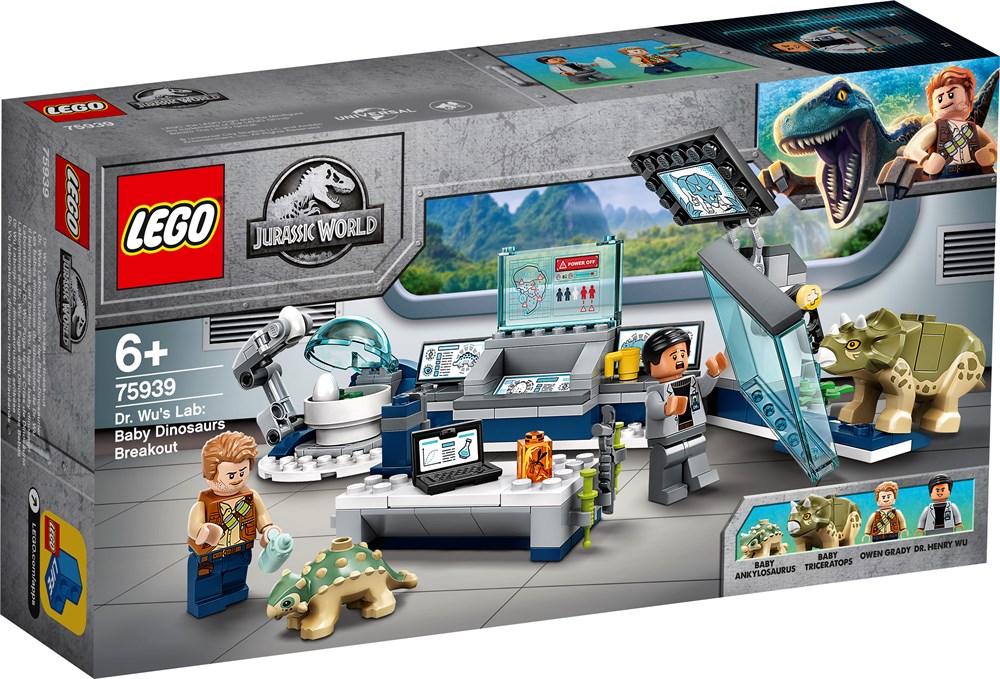 LEGO Jurassic World 75939 Dr. Wus laboratorium: flugt