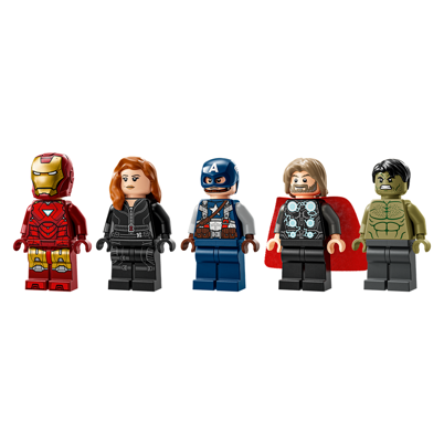 LEGO Super Heroes 76313 MARVEL-logo og minifigurer