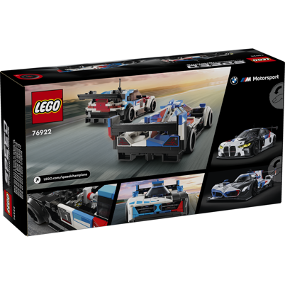 LEGO Speed Champions 76922 BMW M4 GT3 og BMW M Hybrid V8-racerbiler