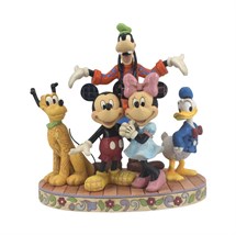 Disney Jim Shore 4056752 <BR> Fab Five <BR> (Mickey & Friends Figurine)