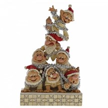 Disney Jim Shore 6000942 <BR> Precarious Pyramid <BR> (De syv små dværge)