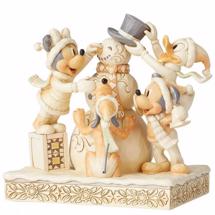 Disney Jim Shore 6002828 <BR> Fab Five <BR> (White Woodland)