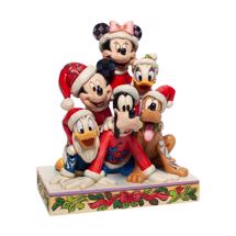 Disney Jim Shore 6007063 <BR> Piled High With Holiday Cheer <BR> Mickey And Friends Figurine